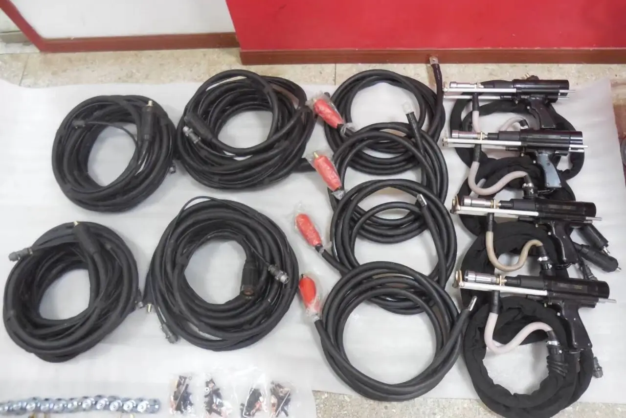 Professional Stud Welding Guns and High-Durability Cables Ready for Shipment