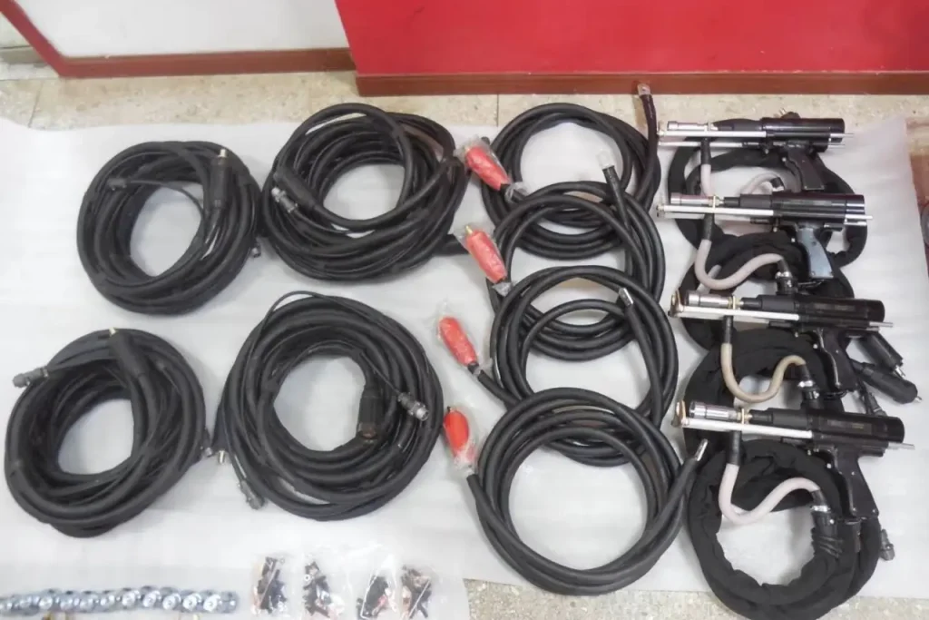 Professional Stud Welding Guns and High-Durability Cables Ready for Shipment