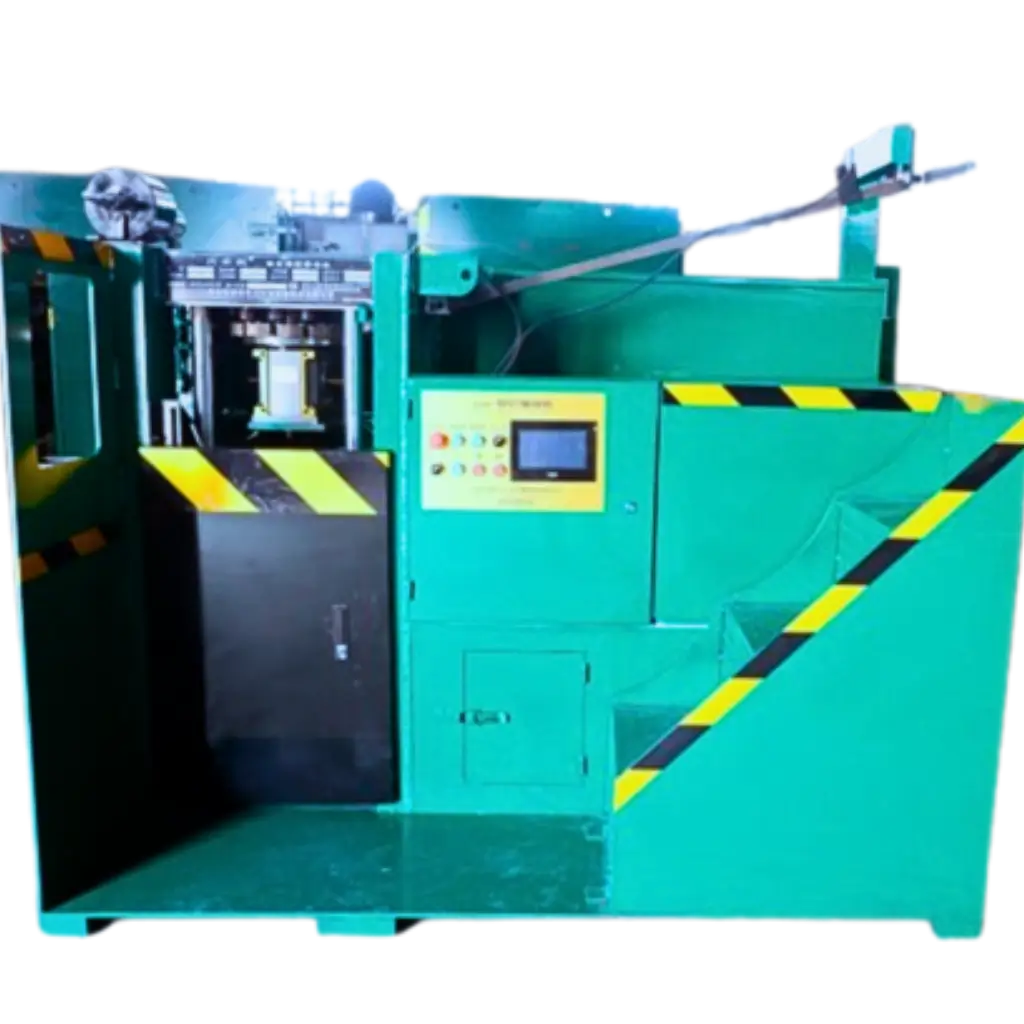 CHUANYUNJIAN automated flux ball fixing machine front view featuring PLC touch-screen control and heavy-duty green industrial housing.